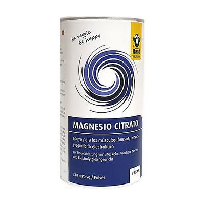 Raab Magnesium citrate powder supports muscles and bones 340 g of powder