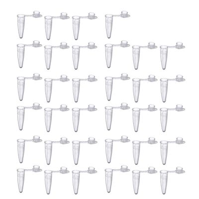 1000 stk 0,2 ml spisshode sentrifugerør med skrue snap prøveforsyning 1000Pcs