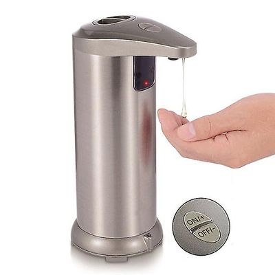 El Contente 250ml infrapuna-anturi ruostumaton teräs kosketuston automaattinen saippua-annostelija