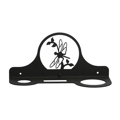 Village Wrought Iron Guldsmed hårtørrer Rack Sort
