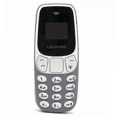 BM10 Bluetooth-puhelutoiminto Minibaaripuhelin 2G GSM 800/850 / 900/1800 0,66 tuuman näyttö kahdella SIM-lokerolla Vanhempi matkapuhelin MP3 MP4 PL...