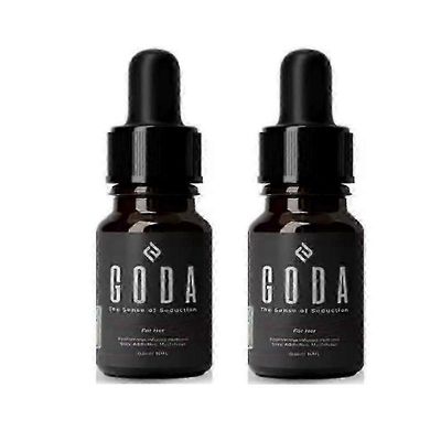 2X 15 ml GODA For Her Feromonihajuvesi naisille, pitkäkestoinen jasmiinilla ja ruusulla