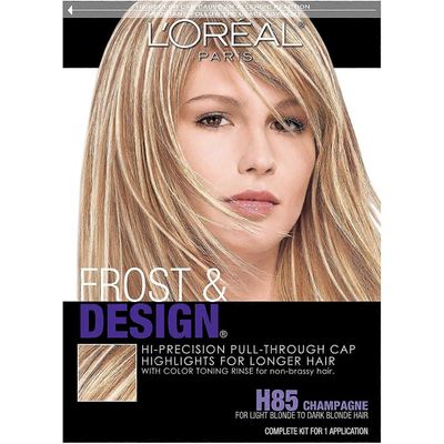 L'Oreal Paris Frost & Design Cap hiukset korostetaan, samppanja H85 1 Kit