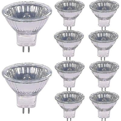 Halogeenisipulit 20w 12v Gu4 pohja 2800k lämmin valkoinen himmennettävä, 10 kpl pakkaus