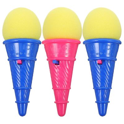 3kpl jäätelöampujat jäätelön muoto lelu lasten ulkolelut ulkona laukaisulelu Kuten 18X7CM