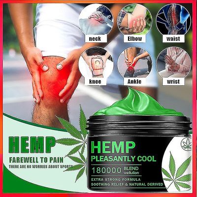 Anti-inflammatorinen hamppuvoide niskakipuun Balsami kivunlievitys lievittää musle relief hamppu kerma helpotus arthrit 30g