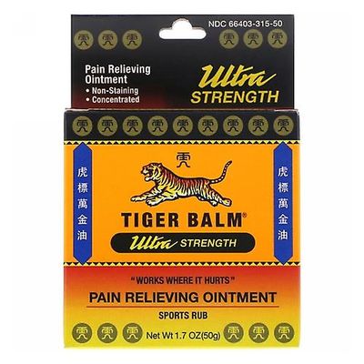 Tiger Balm Ultra Strength, 1.70 Oz (4 kpl pakkaus)