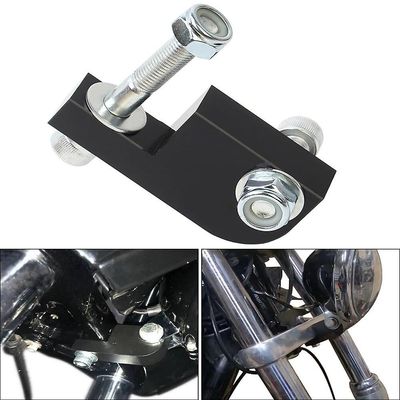 Motorsykkel frontlys forlengelse blokk kit for Harley Dyna Super Glide FXDF FXDB FXDWG 39-49mm gaffel hodelykt flytting brakett