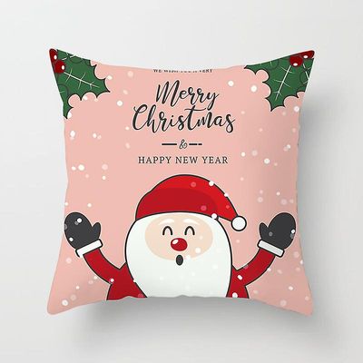 Witdreamer Christmas Elg Bil Serie Dekorative Pudebetræk Pudebetræk 36