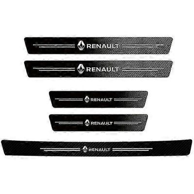 Renault Fluence Captur Megane Clio Kadjar Talisman Arkana RS -auton kynnyskilven suojaan soveltuvat moottoriajoneuvon osat Hiilikuitutarra 5 kpl au...