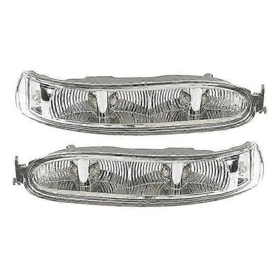 LED-suuntavilkkupari Mercedes Benz W209 CLK 2002-2009, vasen + oikea sivupeili Läpinäkyvä väri