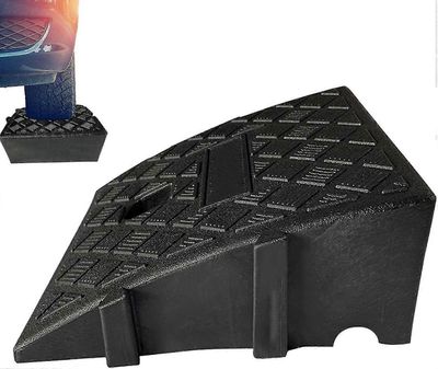 Auton reunaramppi, raskaat PVC-rampit ajotielle - reunarampit matkailuautolle, kuorma-autolle, katosrampeille, lemmikkieläimille, pyörätuolin kynny...