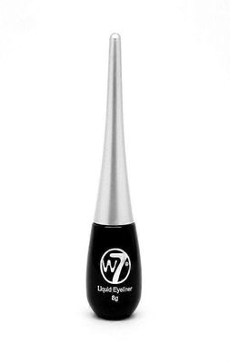 W7 Svart flytande Eyeliner Standard