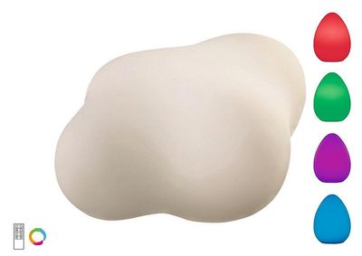 Inspired Lighting Eos bordlampe 2W LED RGB med fjernbetjening IP44, 90lm, Opal White