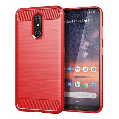 AIR Soft Durable Protective Shell Case til Nokia 3.2 - Rød