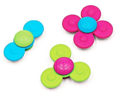 Fat Brain Whirly Squigz, esilelu, pyörivä / stac Lelu + imu YoGu