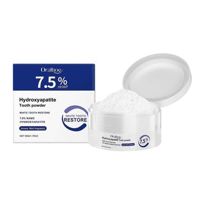 Hydroksiapatiitti Hammasjauhe Hoito Puhdistusjauhe Raikastava hengitys Hampaiden jauhe 1pc