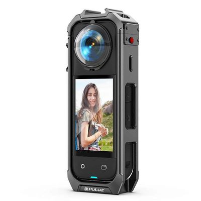 Lichifit Panoraamakameran suojakehys Insta360 X5 Metal Rabbit Cage Cold Shoe -laajennuskotelon lisävarusteille