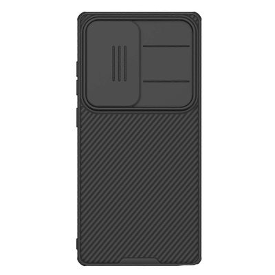 NILLKIN Black Mirror Pro -sarjan Camshield PC-puhelinkotelo Musta For Samsung Galaxy S25 Ultra 5G