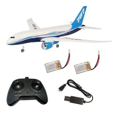 Farfi DIY Epp kauko-ohjauslentokone Rc Drone 787 kiinteäsiipinen lentokonesarja lelu Dual Battery