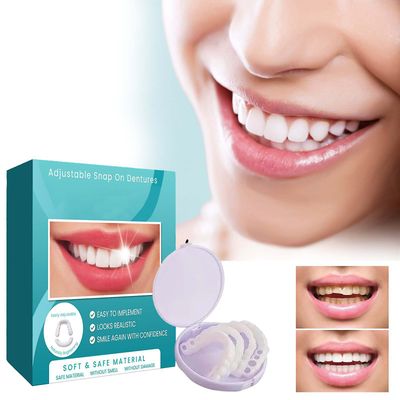 Ofocase Justerbare snap-on proteser, finér protese seler pluss protese tilfeller, midlertidige fyllinger seler interdental fyllinger rettetang prot...