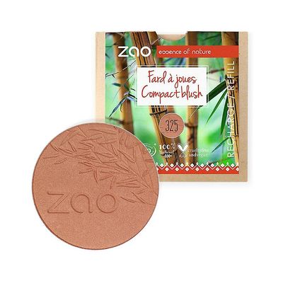 ZAO Orgaaninen kompakti poskipunatäyttö 325 Kultainen koralli 9 g