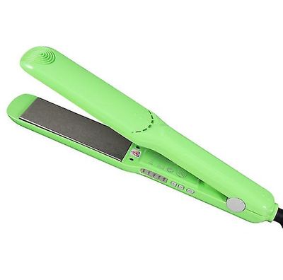 Sofirn Hair Glattejern, Professionelt glattejern, 2 I 1 elektrisk glattejern og curling jern frisørsalon hår styling tool (grøn)