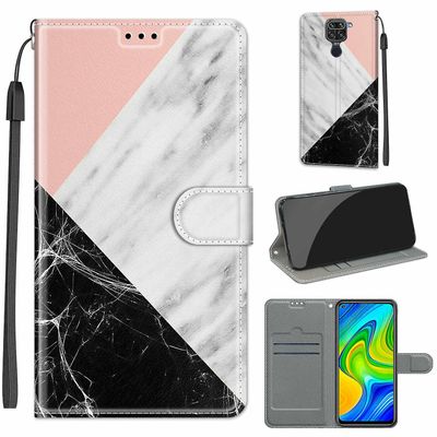 Foxdock Kompatibel med Xiaomi Redmi Note 9 Farvematchende mobiltaske