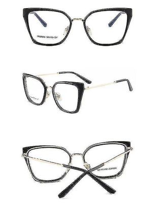 Cat-eye Briller Anti-blå Lys Flad Linse, Optisk Briller Frame, Anti-eye træthed og Ultraviolet