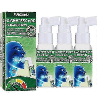 Furzero Diabetescare Sugardown -terveyssuihke, Diabetes Care Sugar Down -terveyssuihke, Furzero Respiclean -yrttikeuhko- ja hengityssuihke 3 kpl