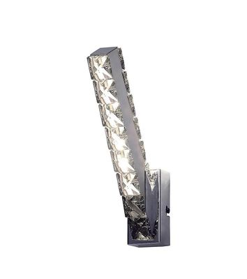 Inspired Lighting Galaxy lodret væglampe 3W LED 4000K poleret krom, krystal