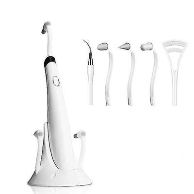 Sonic Tooth Cleaner Electric Dental Scaler Tandbørster (hvid)