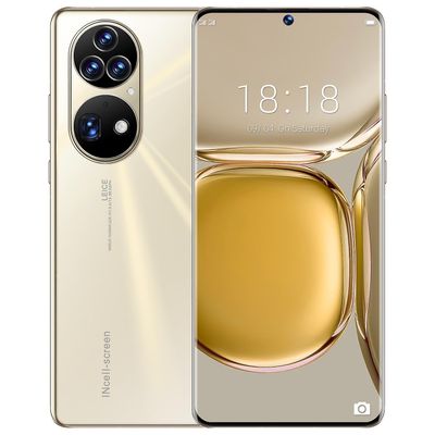 Guld P50 5g 64mp kamera olåsta mobiltelefoner