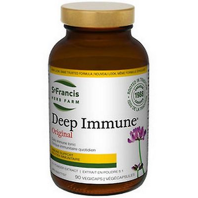 St. Francis Herb Farm Inc. St. Francis Herb Farm Inc. Deep Immune (5:1 pulverekstrakt), 90 hætter