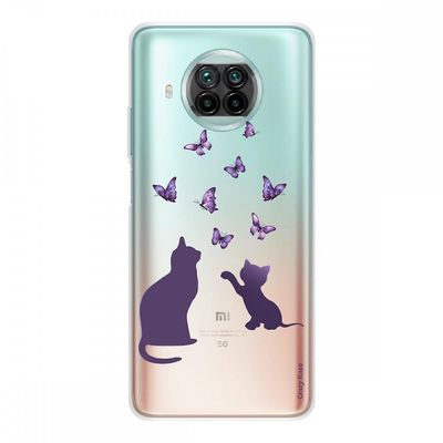 Crazy Kase Hull For Xiaomi Mi 10t Lite i silikone fleksibel 1 Mm, Killing leger med Butterfly