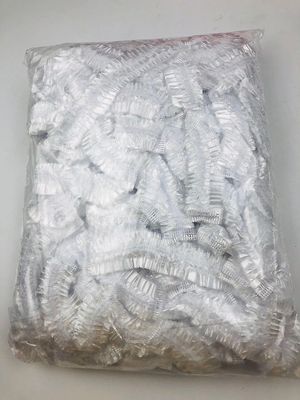 Mikasa Engangsbruserhætte Plast, Vandtæt, Gennemsigtig Farve, Cap, Hotel Hvid-100pc