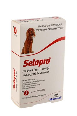 Norbrook Selapro® Spot On Medium Dog 3pk