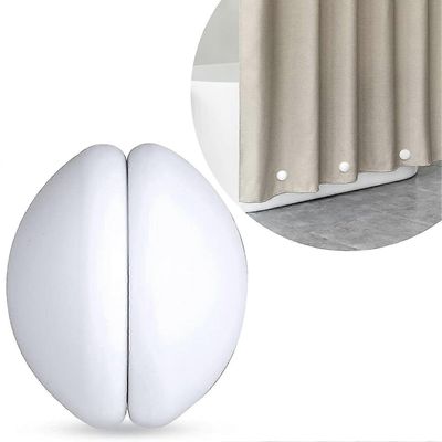 Suihkuverhojen painot estävät suihkuverhoa puhaltamasta magneetteja suihkuverhotarvikkeille-Yvan Valkoinen