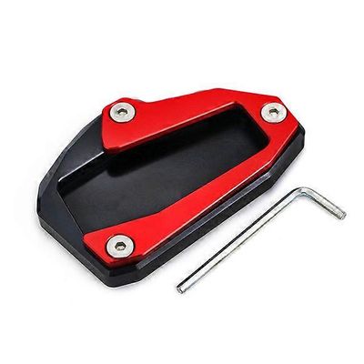 Moottoripyörän sivujalusta Suurenna Jalusta Suurenna Tyyny Alumiinitarvikkeet Ducati Multistrada 1100 1200 / S / GT 1260: lle Punainen ilman logoa