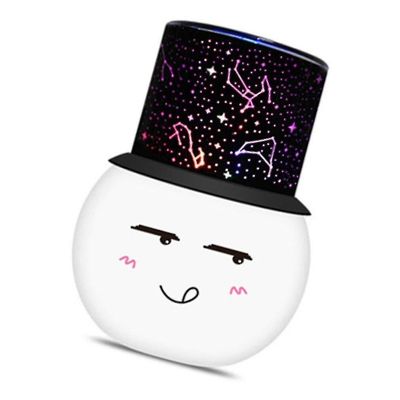 Farverige Led Projektion Lampe (stjernehimmel)