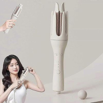 Seemee hiuskiharrin palovammoja estävä hiusten automaattinen kiharrin 4 lämpötilaa Beige Australiensisk standard