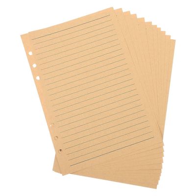 A5 uudelleentäytettävä muistikirjan sisäosa irtolehti korkeakoulun viivattu paperi päiväkirjan kirjoittamiseen opiskelijoille taiteilijoille ammatt...