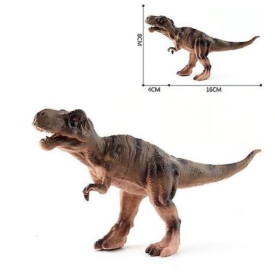 Ebox Dinosaur model legetøj jurassic tyrannosaurus indominus rex triceratops brontosaurus 28 stilarter Browntyrannosaurus