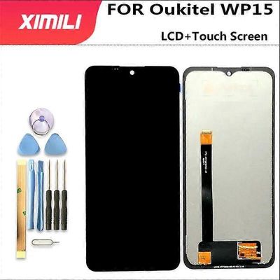 Redkid 6.52" Oukitel WP15 S WP13 LCD-näyttö + kosketusnäyttö 100% testattu LCD-digitointilasipaneelin vaihto Oukitel WP15: lle