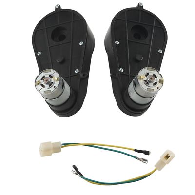 2 stk 550 Universal barn elektrisk bil girkasse med motor, 12vdc motor med girkasse, barn tur