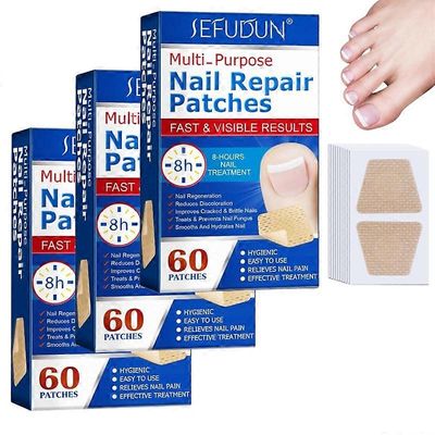 3X 60kpl anti sieni kynsien hoito varvassieni onychomycosis ingrown korjaustarra