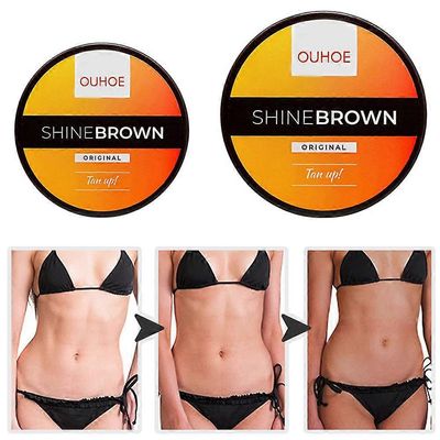 Nopeasti kuivuva itserusketus luonnolliseen rusketukseen Pitkäkestoinen rusketus, joka haalistuu tasaisesti rantaloma 100g