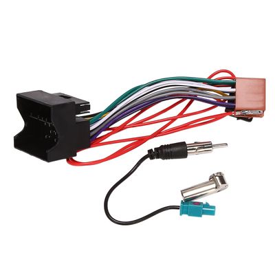 Bil Stereo Audio ISO Power ledningsnet kabel til Peugeot 207 307 407 Til Citroen C2 C5 radioantenne Wire Adapter Som vist