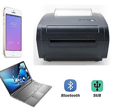 Boeyaa 4-tommer Usb Bluetooth Express Surface Enkelt termisk stregkodeprinter Barcode USB UK