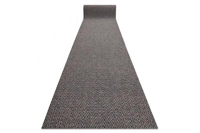 RugsX Løber - Dørmåtte antislip 200 cm MAGNUS 1951 Zigzag udendørs, indendørs beige 200x190 cm
